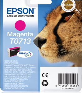 Epson t0713 inktcartridge magenta standard capacity 5.5ml 1-pack rf-am blister