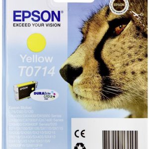 Epson t0714 inktcartridge geel standard capacity 5.5ml 1-pack rf-am blister