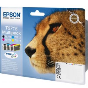 Epson durabrite ultra inktcartridge zwart en drie kleuren 1-pack rf-am blister