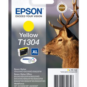Epson t1304 inktcartridge geel extra high capacity 10.1ml 1-pack blister zonder alarm - durabrite ul
