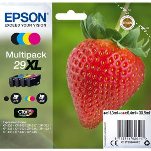 Epson multipack fraise ink claria home black cyan magenta jaune