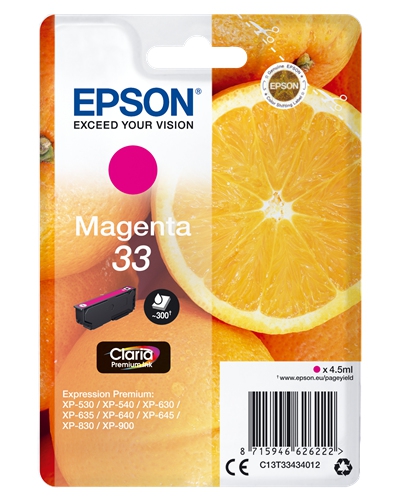 Epson cartouche oranges ink claria premium magenta