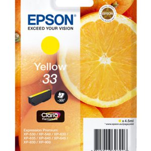 Epson cartouche oranges ink claria premium yellow