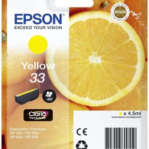 Epson cartouche oranges ink claria premium yellow