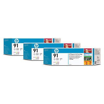 HP Inkt Cartridge 91 Light Grey 775ml