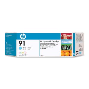 HP Inkt Cartridge 91 Light Cyaan 775ml