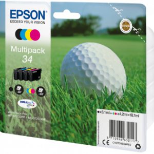 Epson multipack 34 inkt multipack cmyk durabrite ultra blister