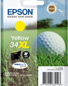 Epson singlepack 34xl inkt geel durabrite ultra 10,8ml blister (xl)