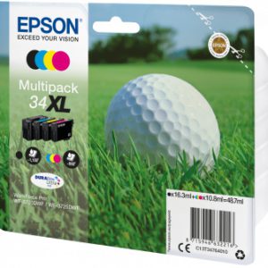 Epson multipack 34xl inkt cmyk durabrite ultra blister (xl)