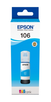 EPSON Inkttank 106 Cyaan 70ml 1st
