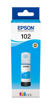 EPSON Inkttank 102 Cyaan 70ml 6.000vel 1st