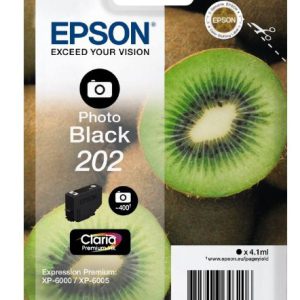 Epson singlepack photo black 202 kiwi clara premium ink
