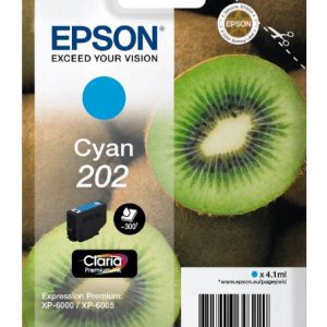 Epson singlepack cyan 202 kiwi clara premium ink