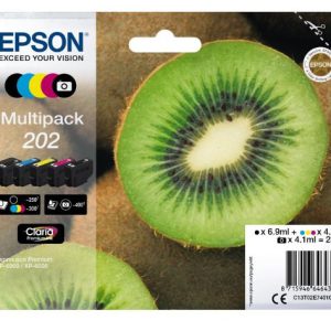 Epson multipack 5-farbig 202 kiwi clara premium ink