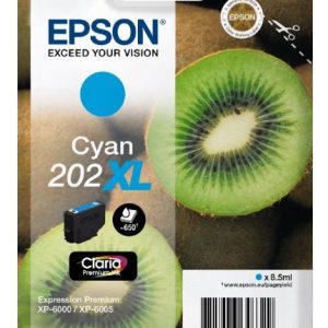 Epson singlepack cyan 202xl kiwi clara premium ink