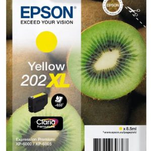 Epson singlepack yellow 202xl kiwi clara premium ink