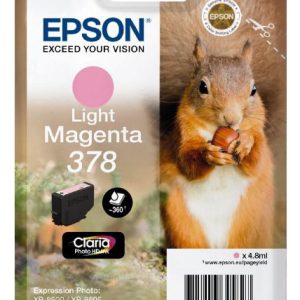 Epson singlepack light magenta 378 eichhörnchen clara photo hd ink