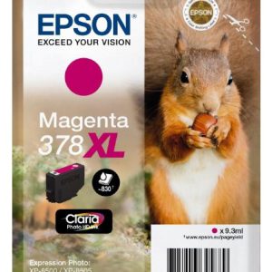 Epson singlepack magenta 378xl eichhörnchen clara photo hd ink
