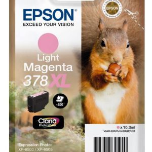 Epson singlepack light magenta 378xl eichhörnchen clara photo hd ink