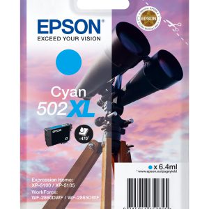 Epson singlepack cyan 502xl ink sec