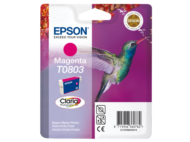 Epson Inkt Cartridge T0803 Magenta 7,4ml