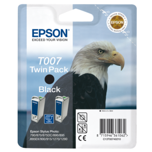 EPSON Inkt Cartridge T007 Black 16ml 2st