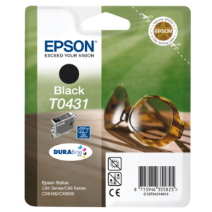 C13T04314010 - EPSON Inkt Cartridge T0431 Black 29ml 1st