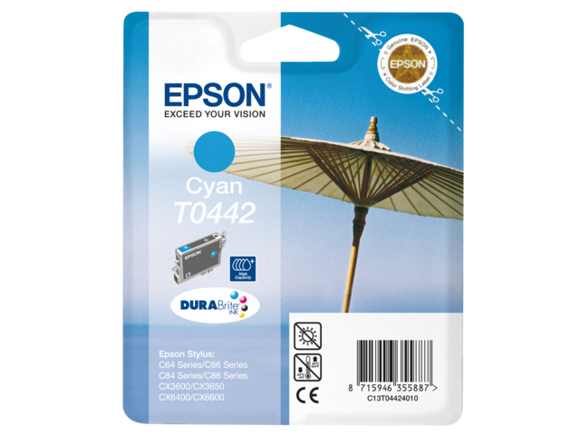 C13T04424010 - EPSON T04424010 Cyaan 13ml