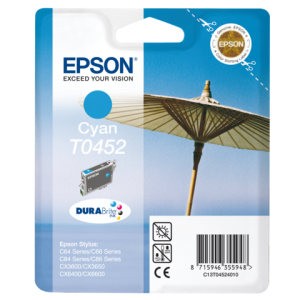 EPSON Inkt Cartridge T0452 Cyaan 8ml 1st