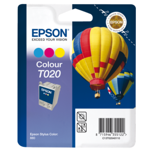 C13T02040110 - EPSON T020 Cyaan & Magenta & Yellow 35ml