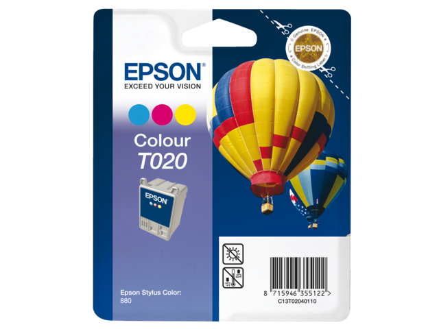 C13T02040110 - EPSON T020 Cyaan & Magenta & Yellow 35ml