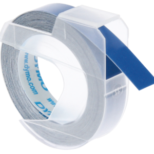 Dymo Reliëftape S0898140 Vinyl Wit Blauw 9mm 3m