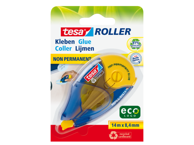 Tesa Lijmroller Navulbaar Eco 8.4mmx14m 1st