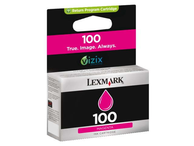 Lexmark Inkt Cartridge 100 Magenta 3ml