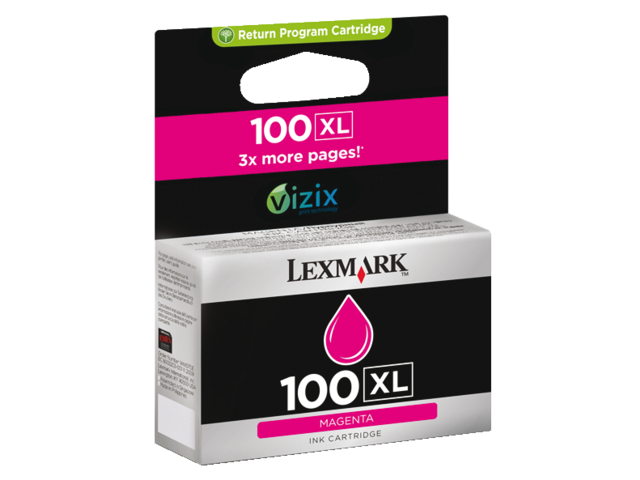 14N1070E - LEXMARK 100XL Magenta 7,4ml