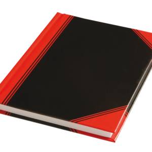 100302825 - Office Notitieboek Neutraal A6 60g/m² Rood/Zwart 1st