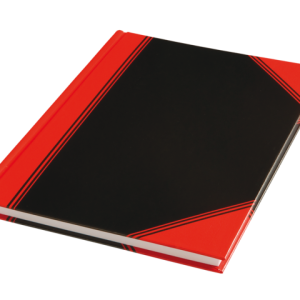 100302814 - Office Notitieboek Neutraal A4 60g/m² Rood/Zwart 1st