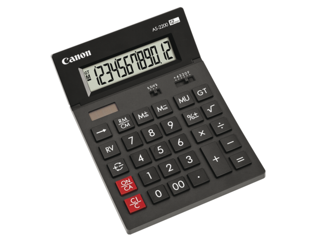 Canon Bureau Calculator AS-2200 12-Cijfers