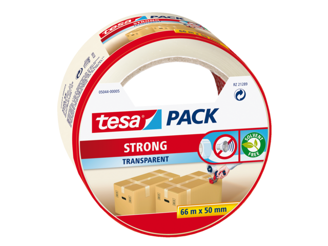 05044-00005-01 - TESA Verpakkingstape Strong PP 50mmx66m Transparant 1st