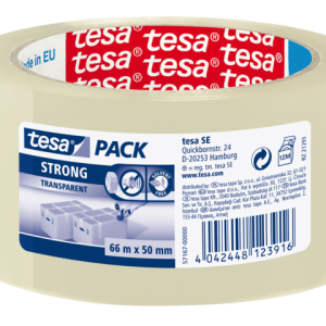 57167-00000-05 - TESA Verpakkingstape Strong PP 50mmx66m Transparant 1st