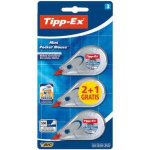 8983742 - TIPP-EX Correctietape Pocket Mini Mouse 5mmx5m 2st + 1gratis