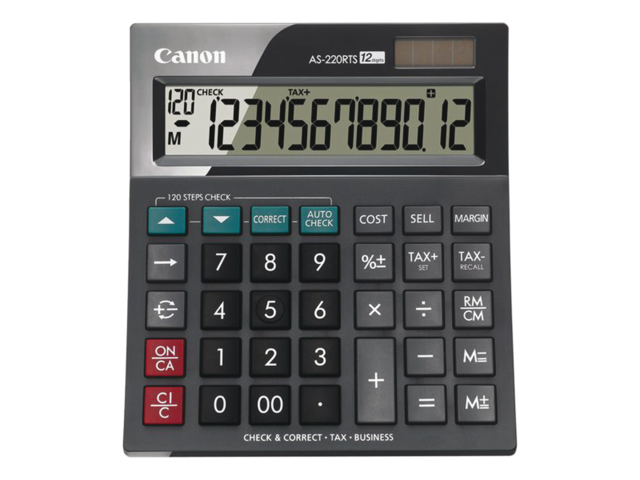 4898B001AB - CANON Bureau Calculator AS-220RTS 12-Cijfers