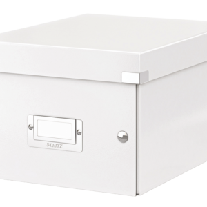 LEITZ/ESSELTE Opbergdoos Click & Store Small Metallic Wit 1st