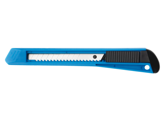 AC-E84000 - Westcott Snijmes met Schuifsluiting Office 9mm Blauw 1st
