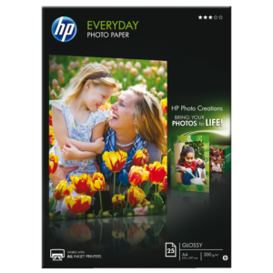 HP Fotopapier Everyday A4 200g/m² Gloss 25vel