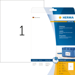 4824 - HERMA Speciaal Etiket no:4824 210x297mm 25st Wit 1 Pak
