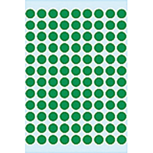 1835 - HERMA Gekleurde Etiketten Schrijfpapier 1835 Ø8mm 540st Donkergroen 1 Pak