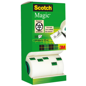 81933VP3 - 3M Plakband Scotch Magic 14-Rol 19mmx33m Transparant 1st