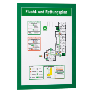 487205 - DURABLE Magaframe Zelfklevend Groen A4