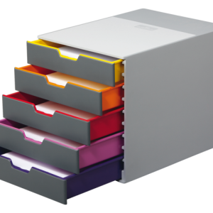 760527 - DURABLE Ladenblok Varicolor Tray Diverse Kleuren 5-Laden